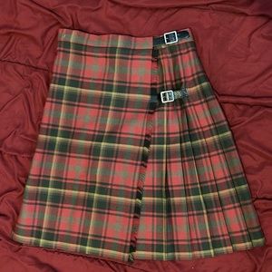 Red plaid kilt xs/s